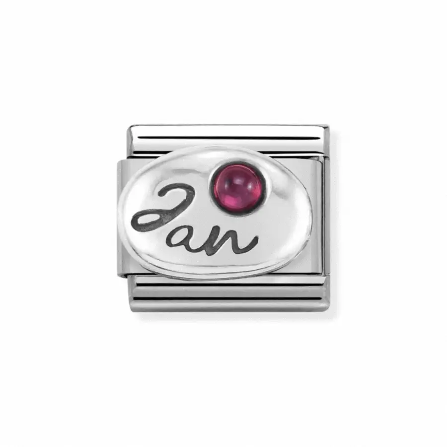 Nomination Classic Silver Birthstone Charm