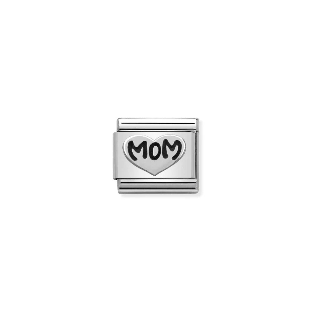 Nomination Classic Silver Mom Heart Charm