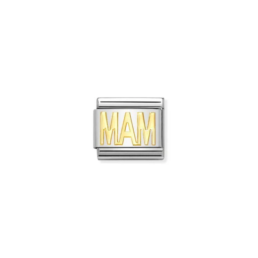 Nomination
Classic Yellow Gold MAM Charm