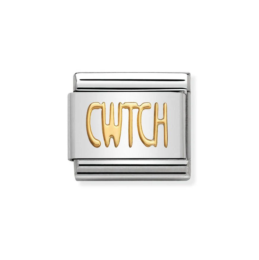 Nomination Classic 18ct Gold Cwtch Charm