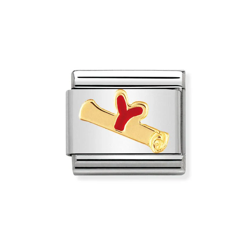 Nomination Gold Classic Diploma Scroll Charm