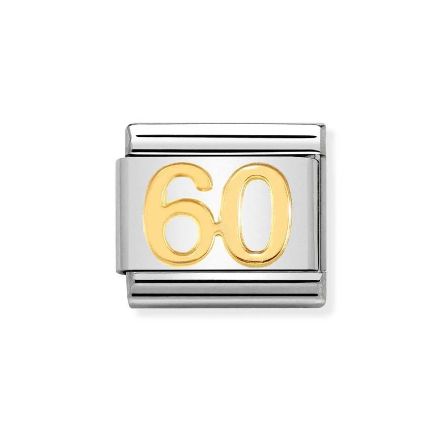 Nomination Classic Gold Number 60 Charm