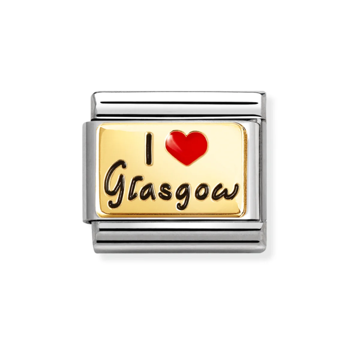 Nomination Gold I Love Glasgow Charm - Image 2