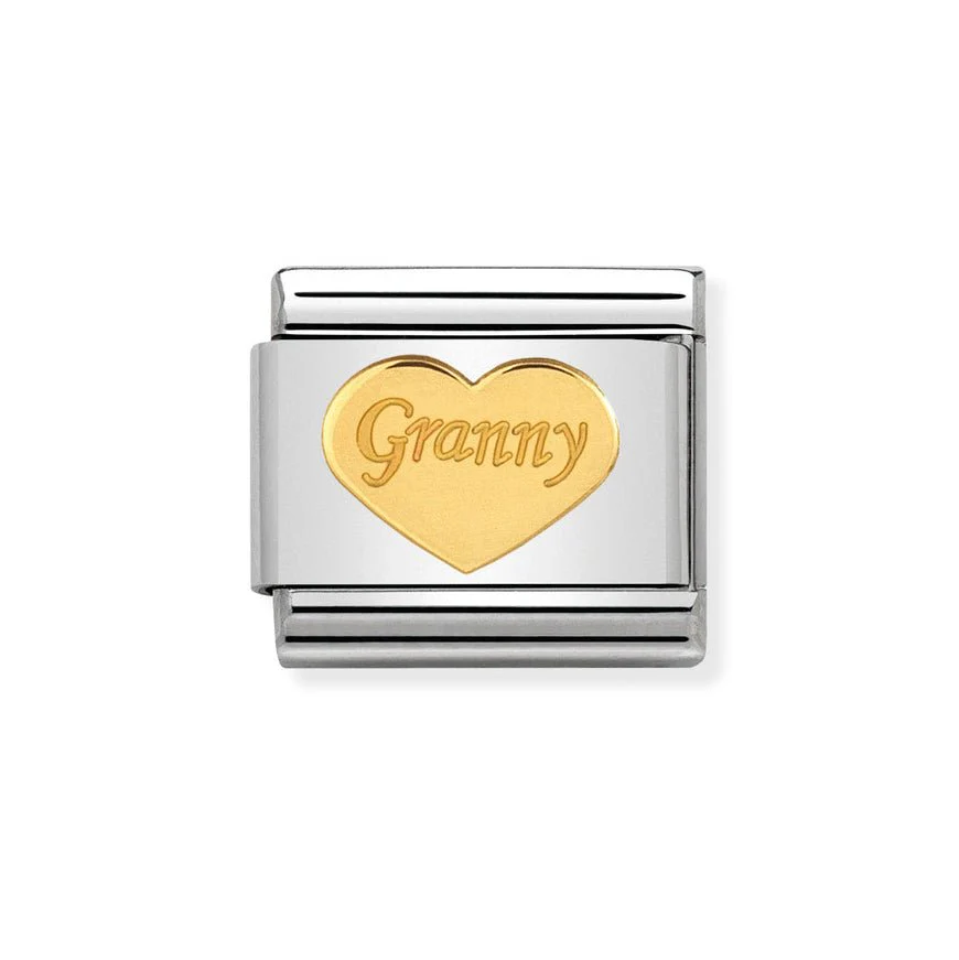 Nomination Classic 18k Granny Heart Charm