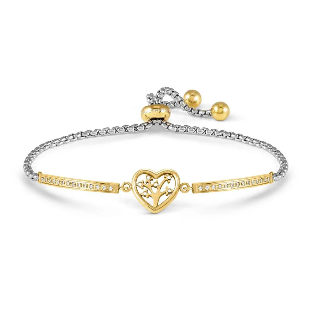 Nomination Gold and Silver Milleluci Heart Tree of Life Bracelet