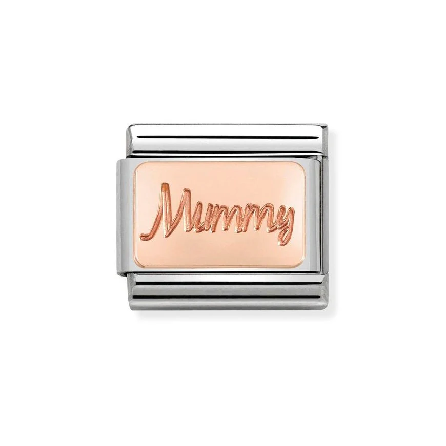 Nomination Rose Gold Classic Mummy Plate Charm