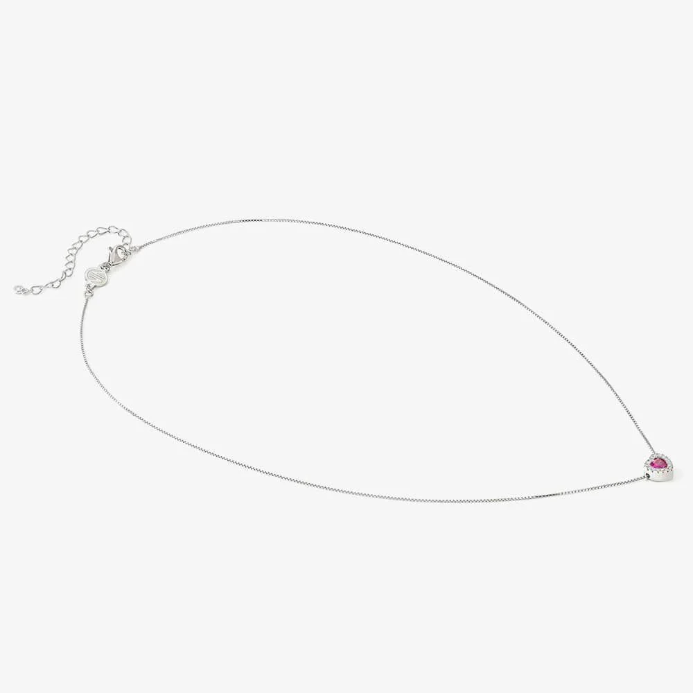 Nomination Silver All my Love Red Heart Necklace - Image 3