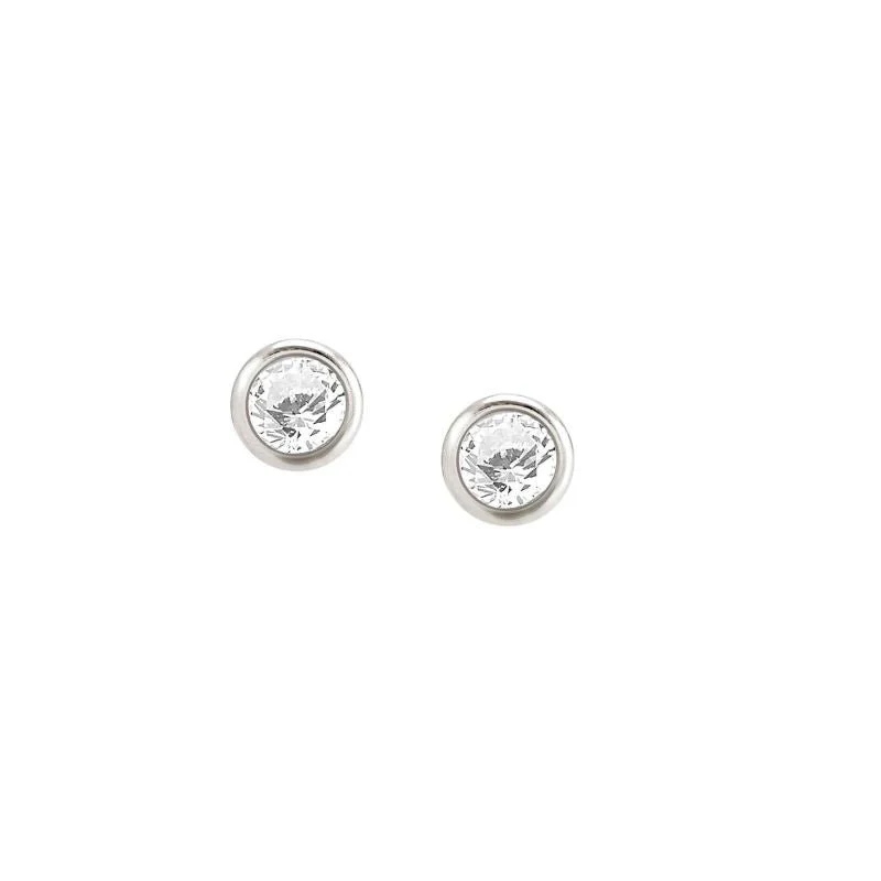 Nomination Silver Bella Cubic Zirconia Stud Earrings