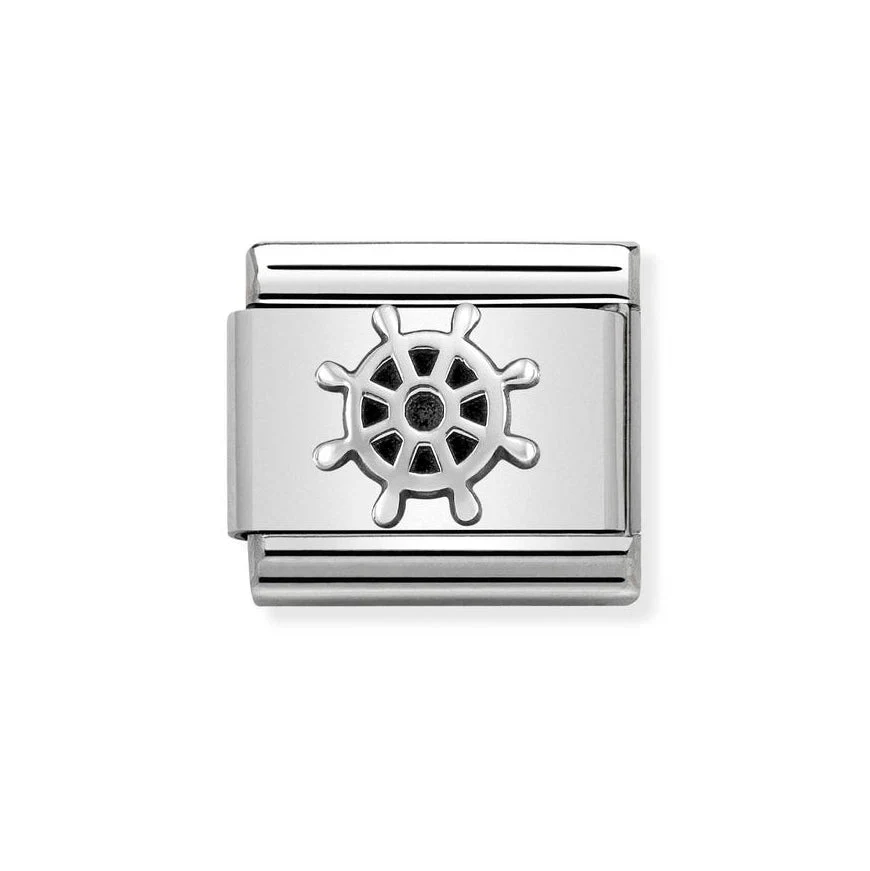 Nomination Classic Silver Boat Wheel Charm