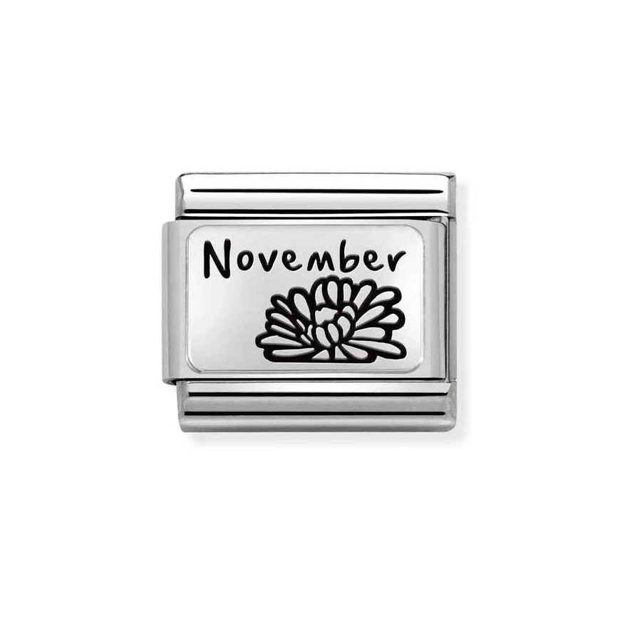 Nomination Classic Silver Birth Month Flower Charm - Image 12