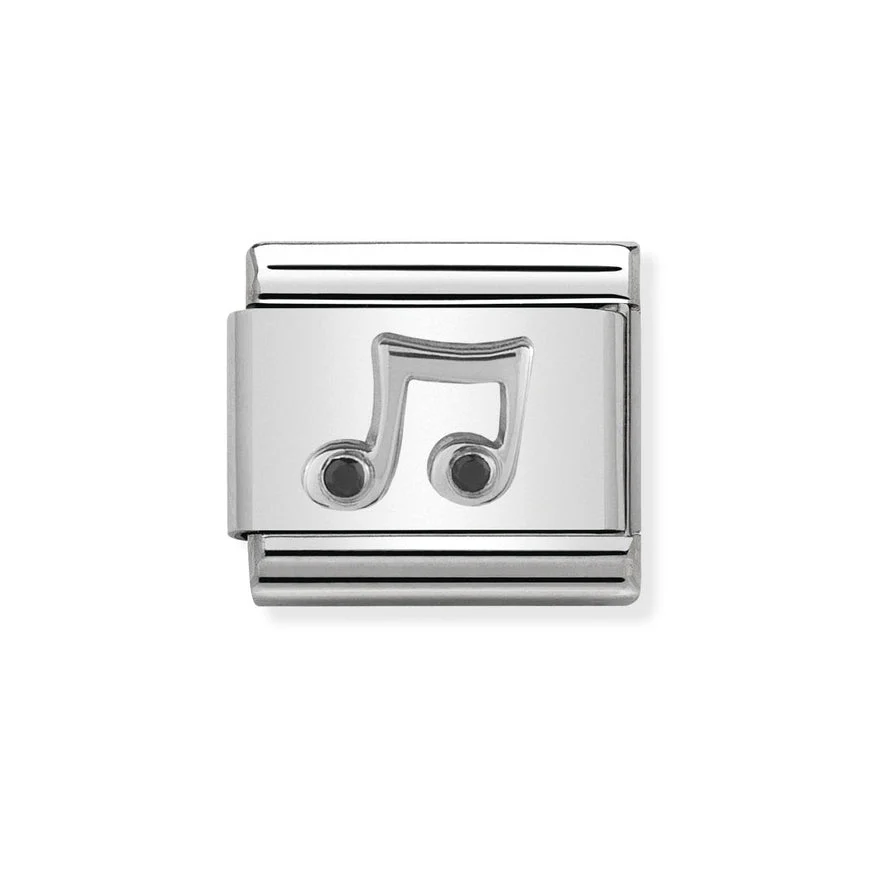 Nomination Silver Classic Music Note Charm