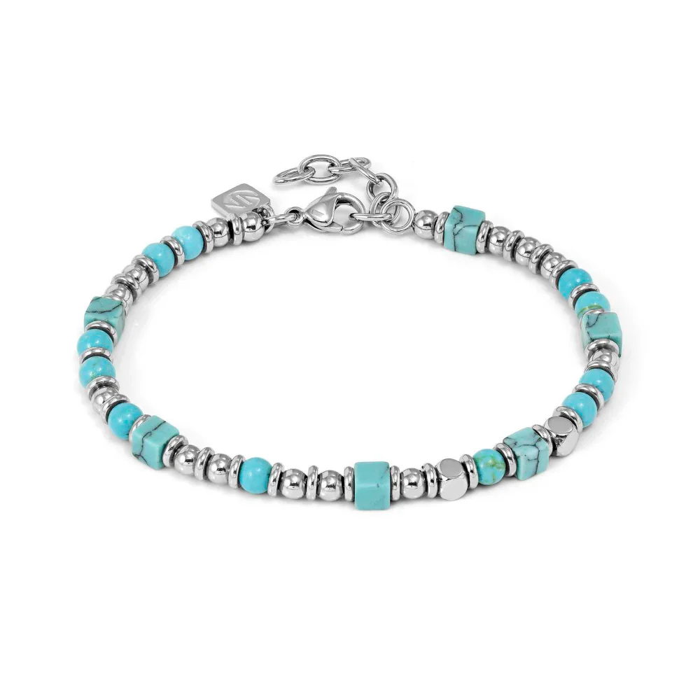 Nomination Silver Instinctstyle Ed Infinity Turquoise Bracelet
