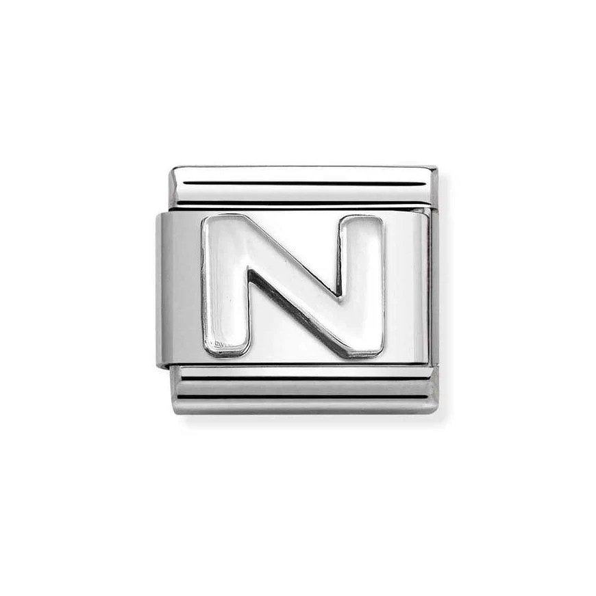 Nomination Classic Silver Letter Initials A-Z Charms - Image 15