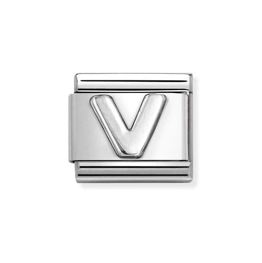 Nomination Classic Silver Letter Initials A-Z Charms - Image 23