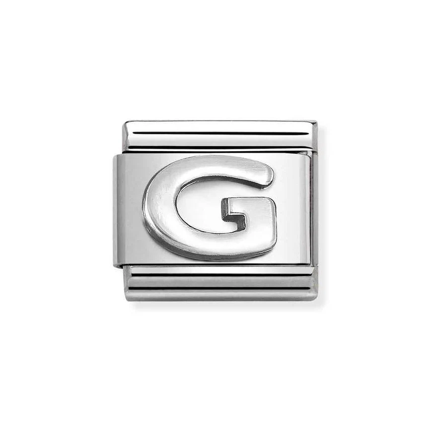 Nomination Classic Silver Letter Initials A-Z Charms - Image 8