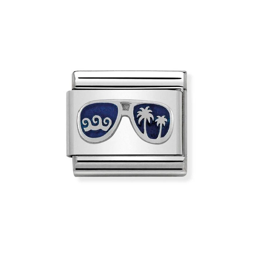 Nomination Silver Miami Blue Sunglasses Charm
