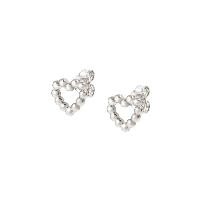 Nomination Silver Open Heart Stud Earrings