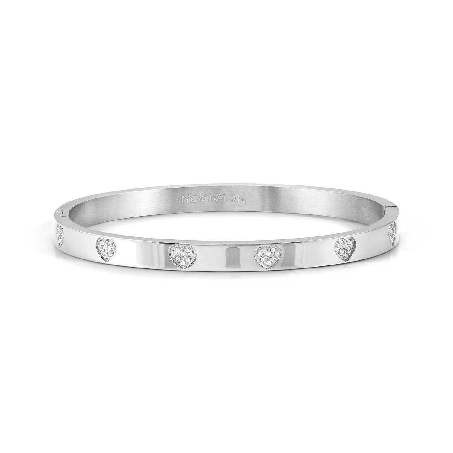 Nomination Silver Pretty Heart Rigid Bangle