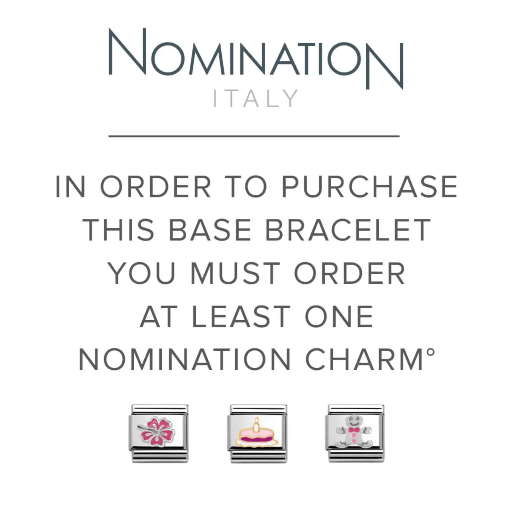 Nomination Single Black Starter Bracelet Links - Image 2