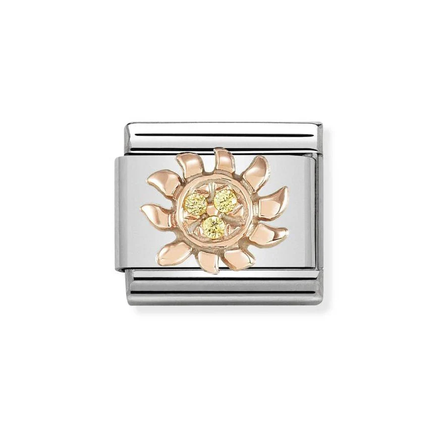 Nomination Rose Gold Sun Charm