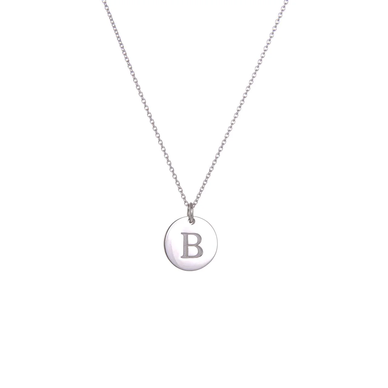 Ola Silver Initials A-Z Necklaces - Image 4