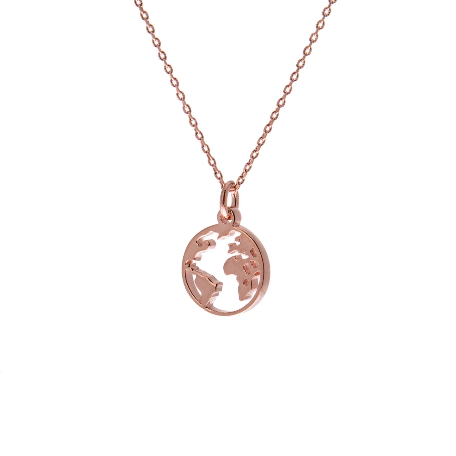 Ola Rose Gold World Necklace