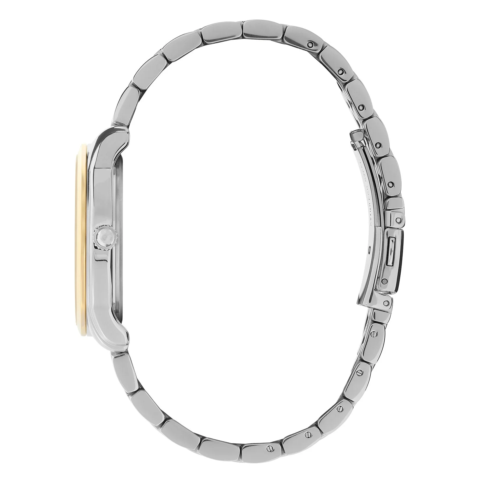 Olivia Burton Silver & Gold Starlight Black Dial Watch - Image 4