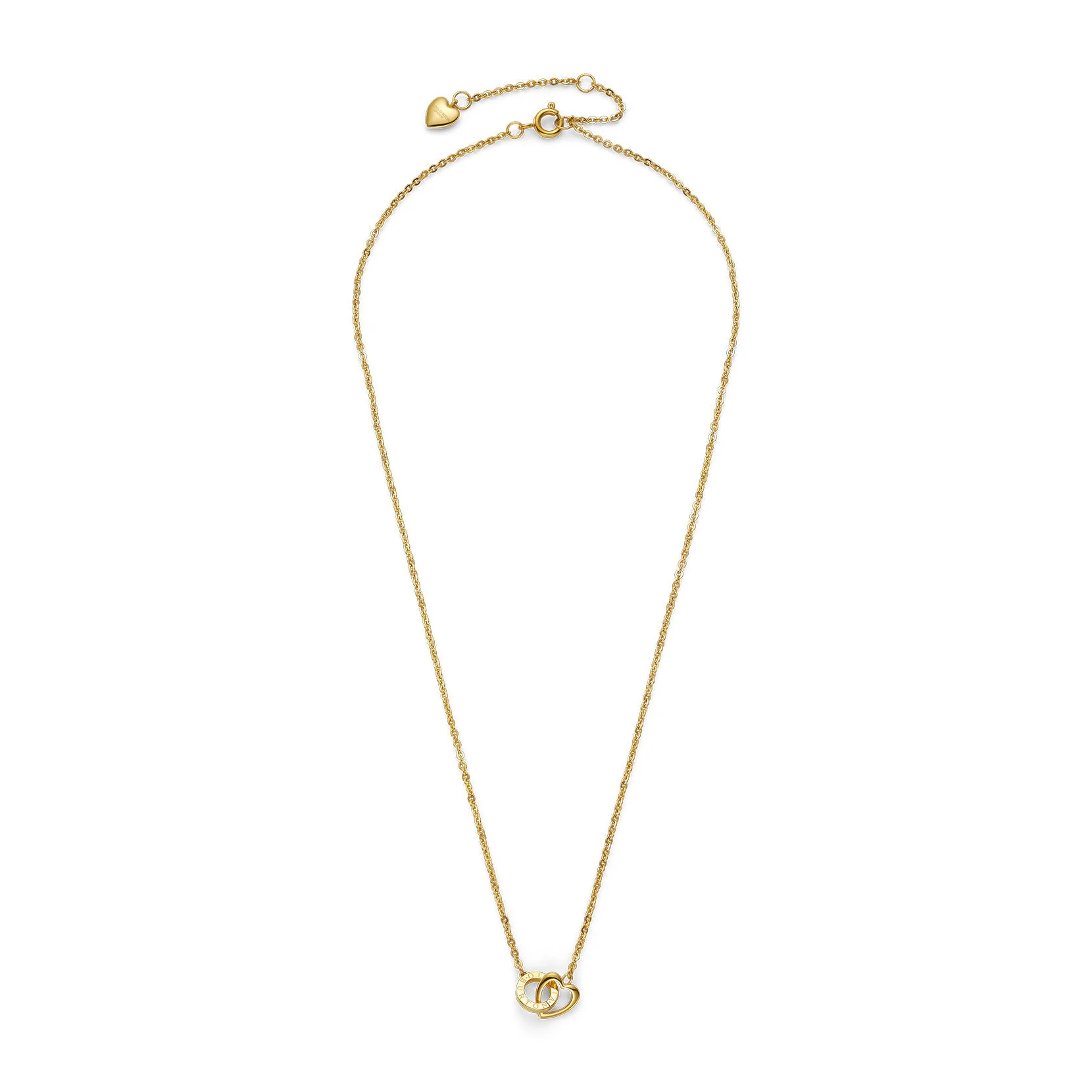 Olivia Burton Classic Kindred Interlink Heart Gold Plated Necklace - Image 2