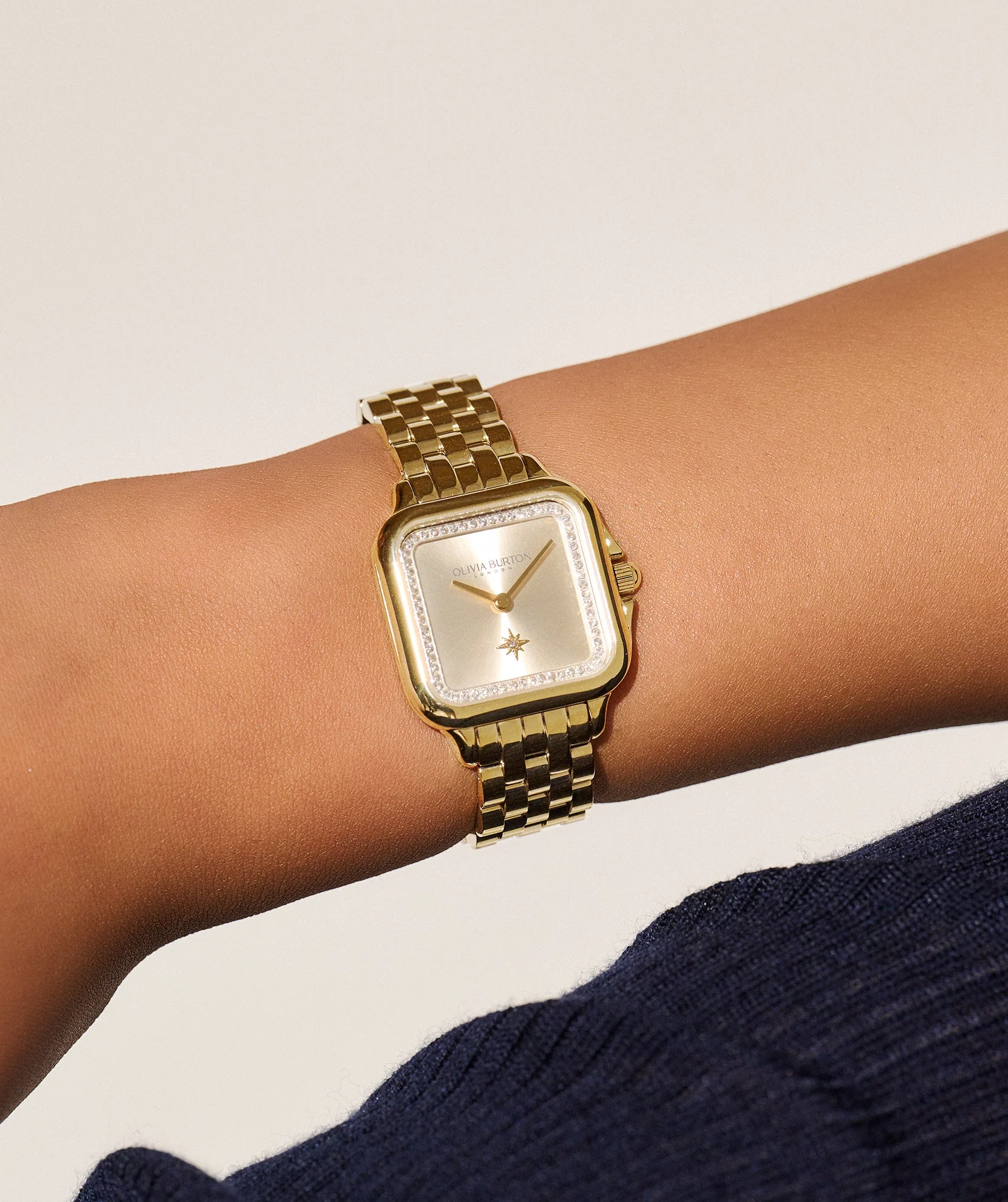 Olivia Burton Gold Grosvenor Square Dial Watch - Image 2