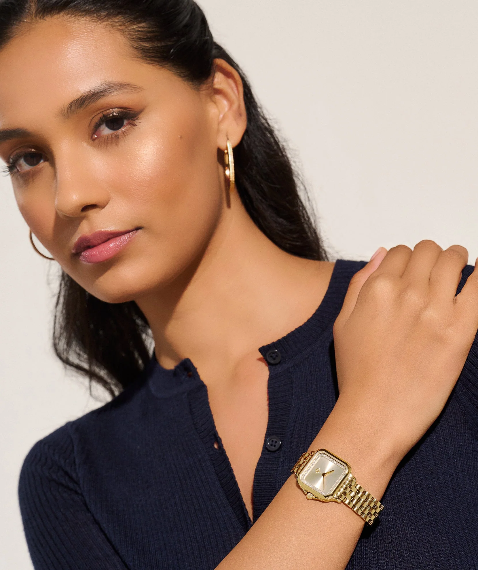Olivia Burton Gold Grosvenor Square Dial Watch - Image 4