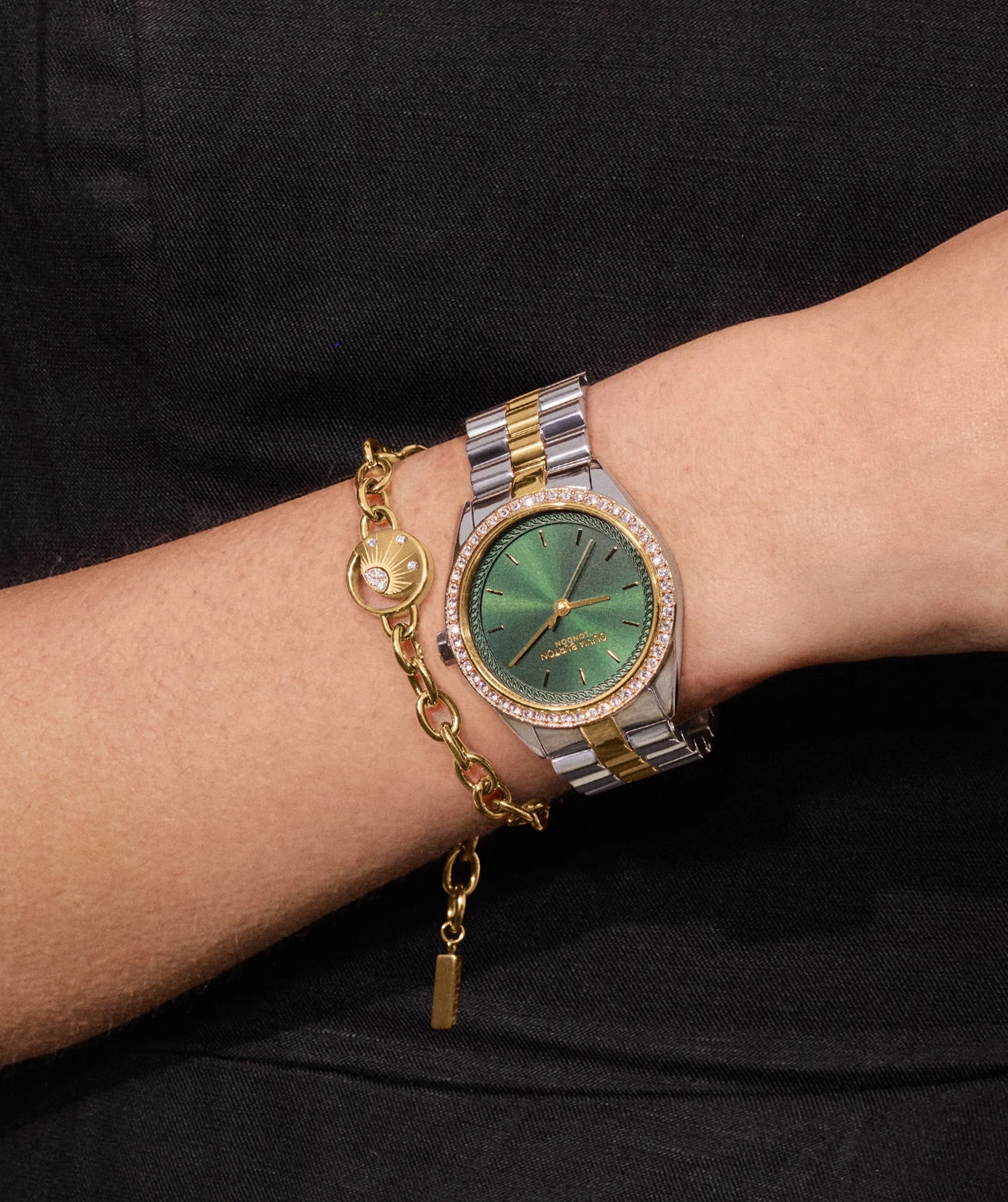 Olivia Burton Gold Celestial Sun Bracelet - Image 2