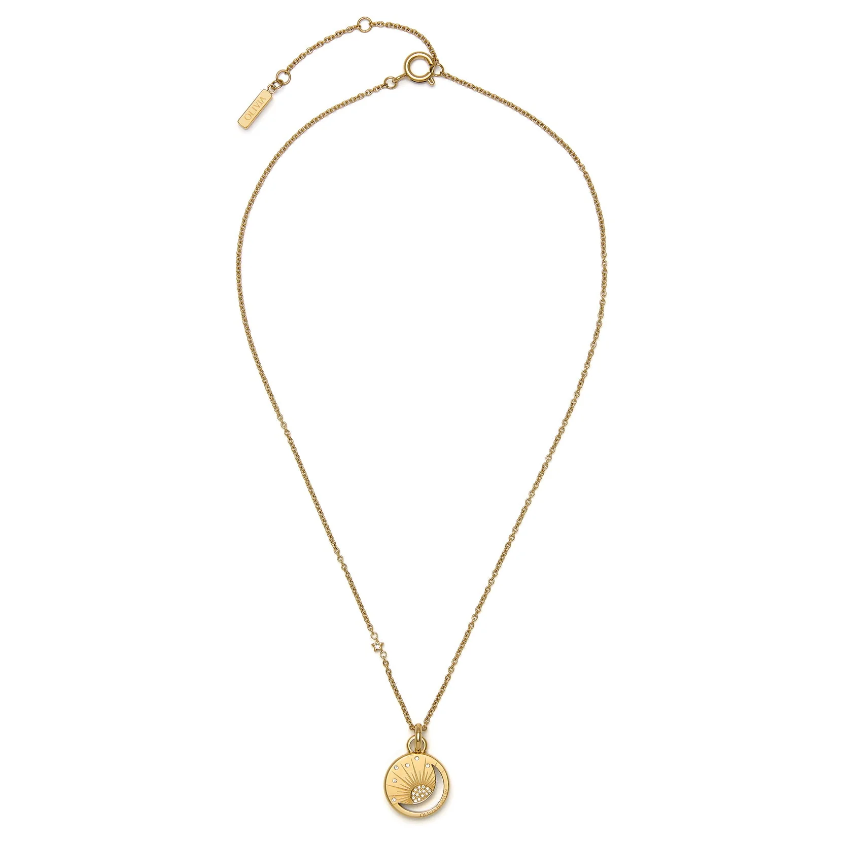 Olivia Burton Gold Celestial Sun Necklace - Image 3