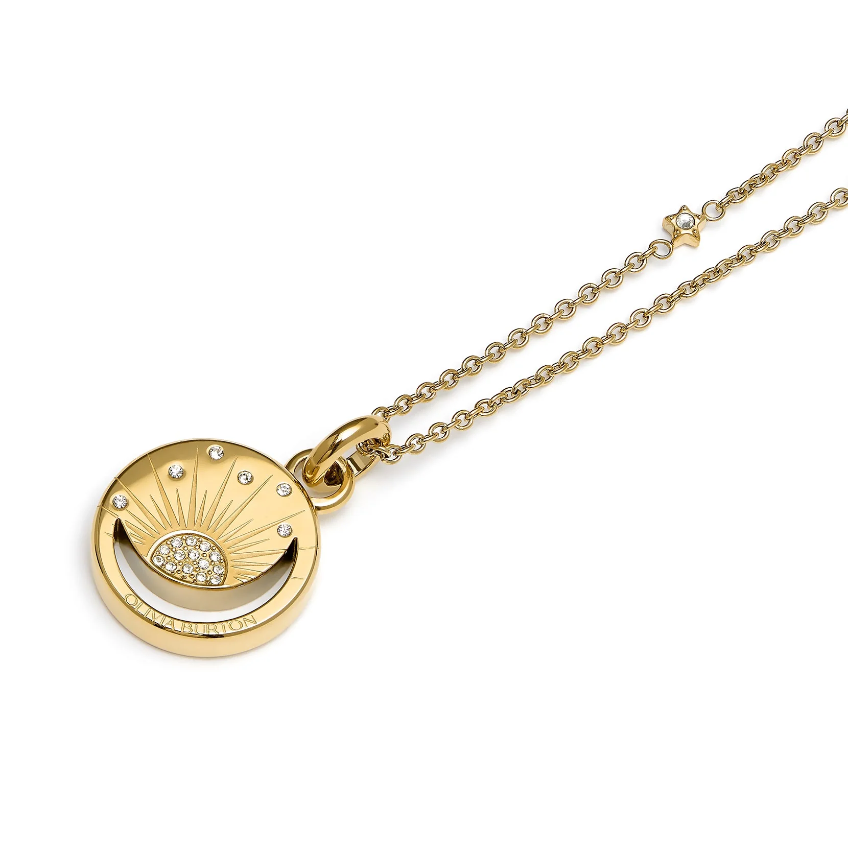 Olivia Burton Gold Celestial Sun Necklace - Image 4