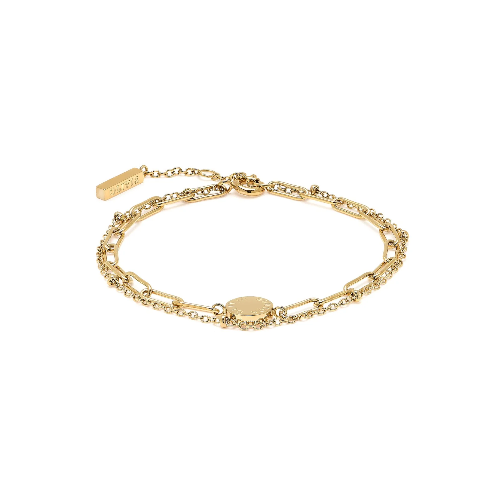 Olivia Burton Classic Illusion Gold Stacking Bracelet - Image 4