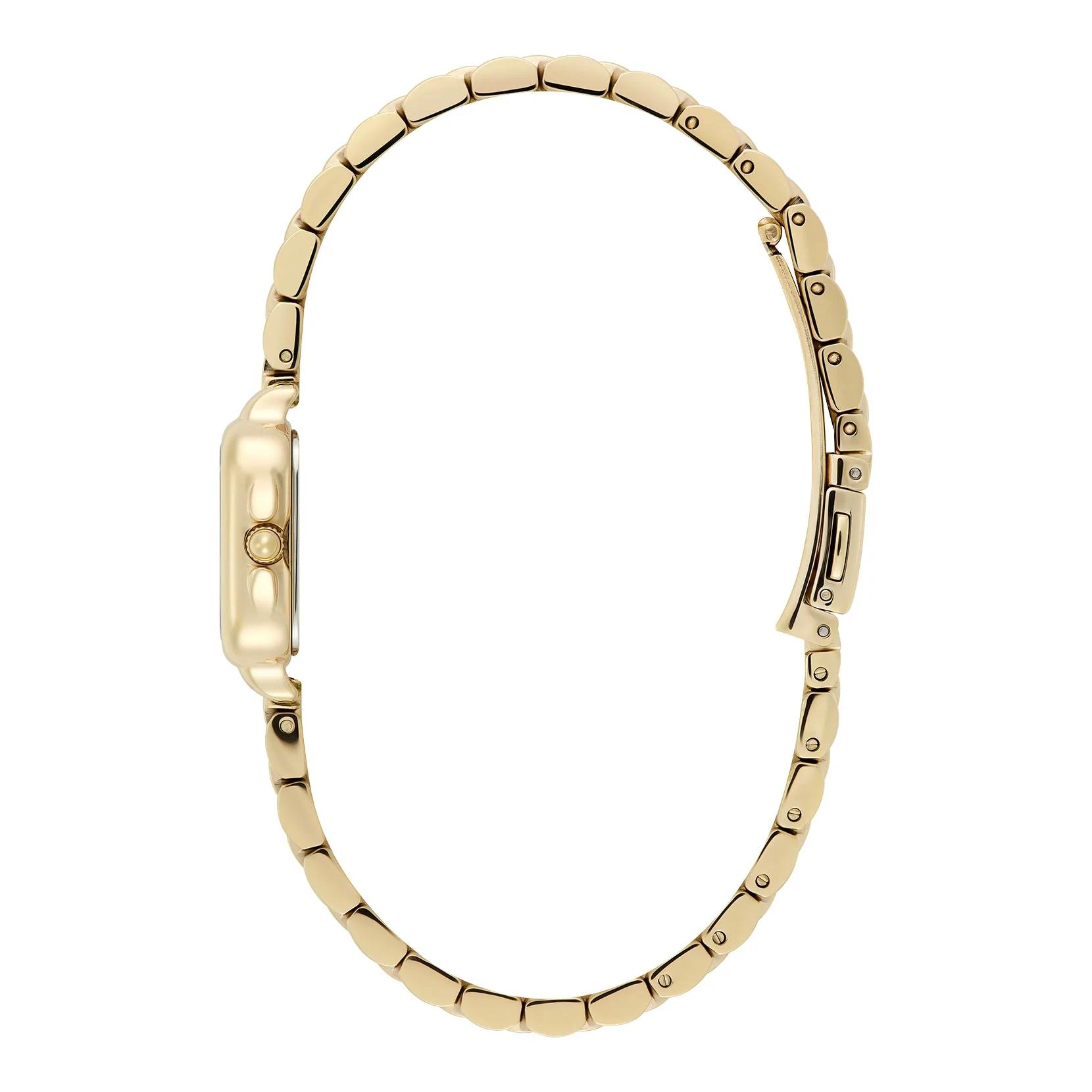 Olivia Burton Gold Grosvenor Mini Ivory Dial Watch - Image 6