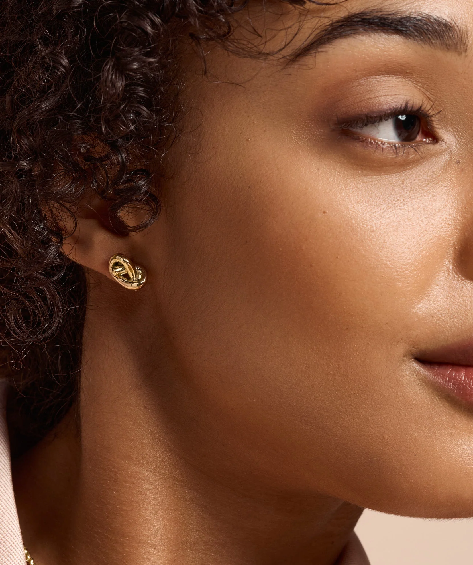 Olivia Burton Gold Lover's Knot Stud Earrings - Image 2