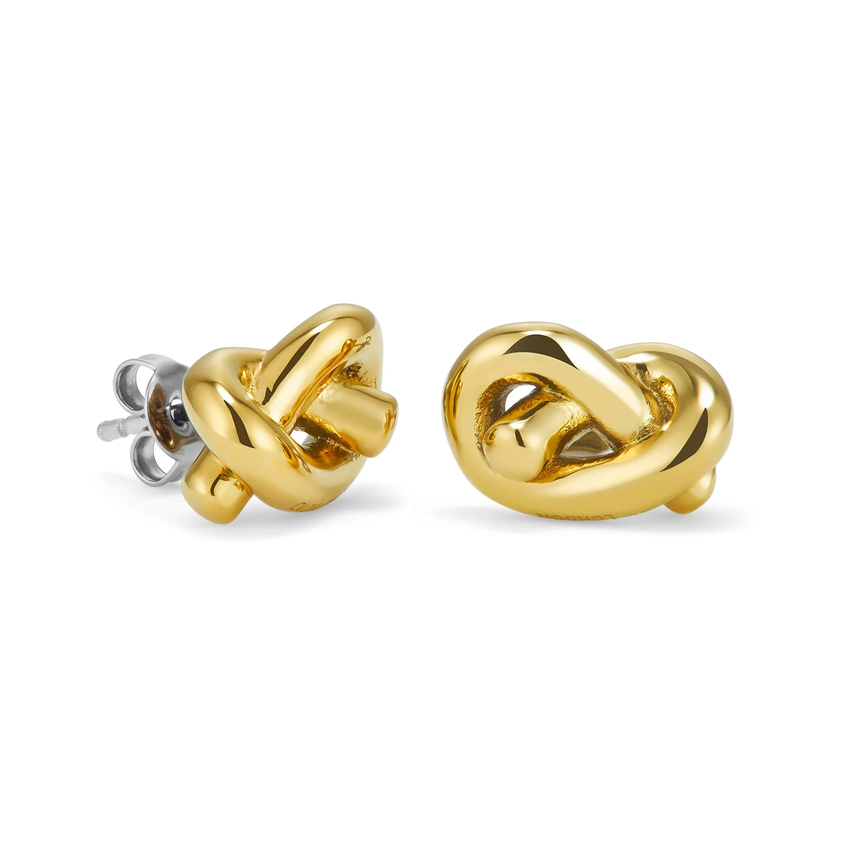 Olivia Burton Gold Lover's Knot Stud Earrings - Image 3