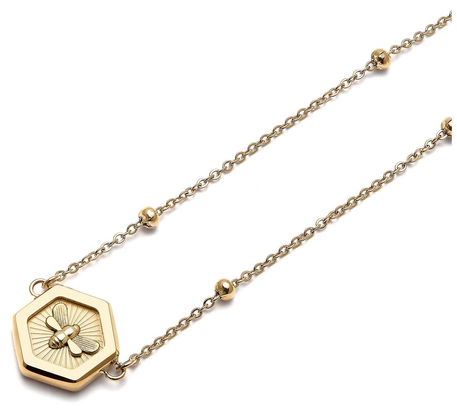 Olivia Burton Gold Minima Bee Pendant Necklace - Image 3