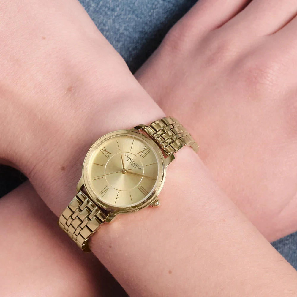 Olivia Burton Gold Westbourne Stainless Steel Watch - Image 3