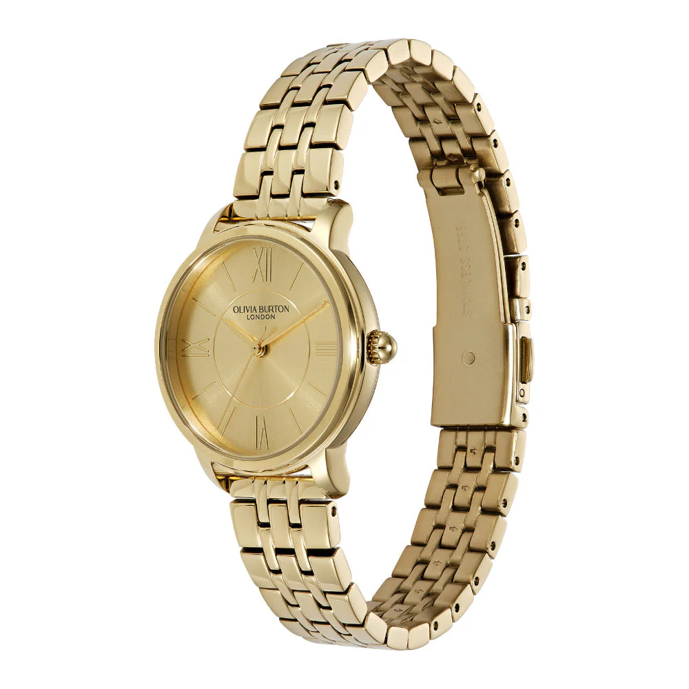 Olivia Burton Gold Westbourne Stainless Steel Watch - Image 4