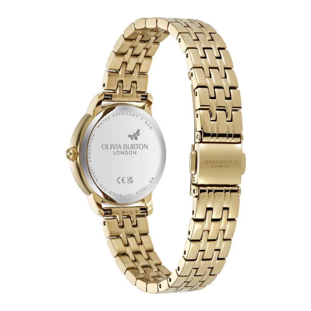 Olivia Burton Gold Westbourne Stainless Steel Watch - Image 5
