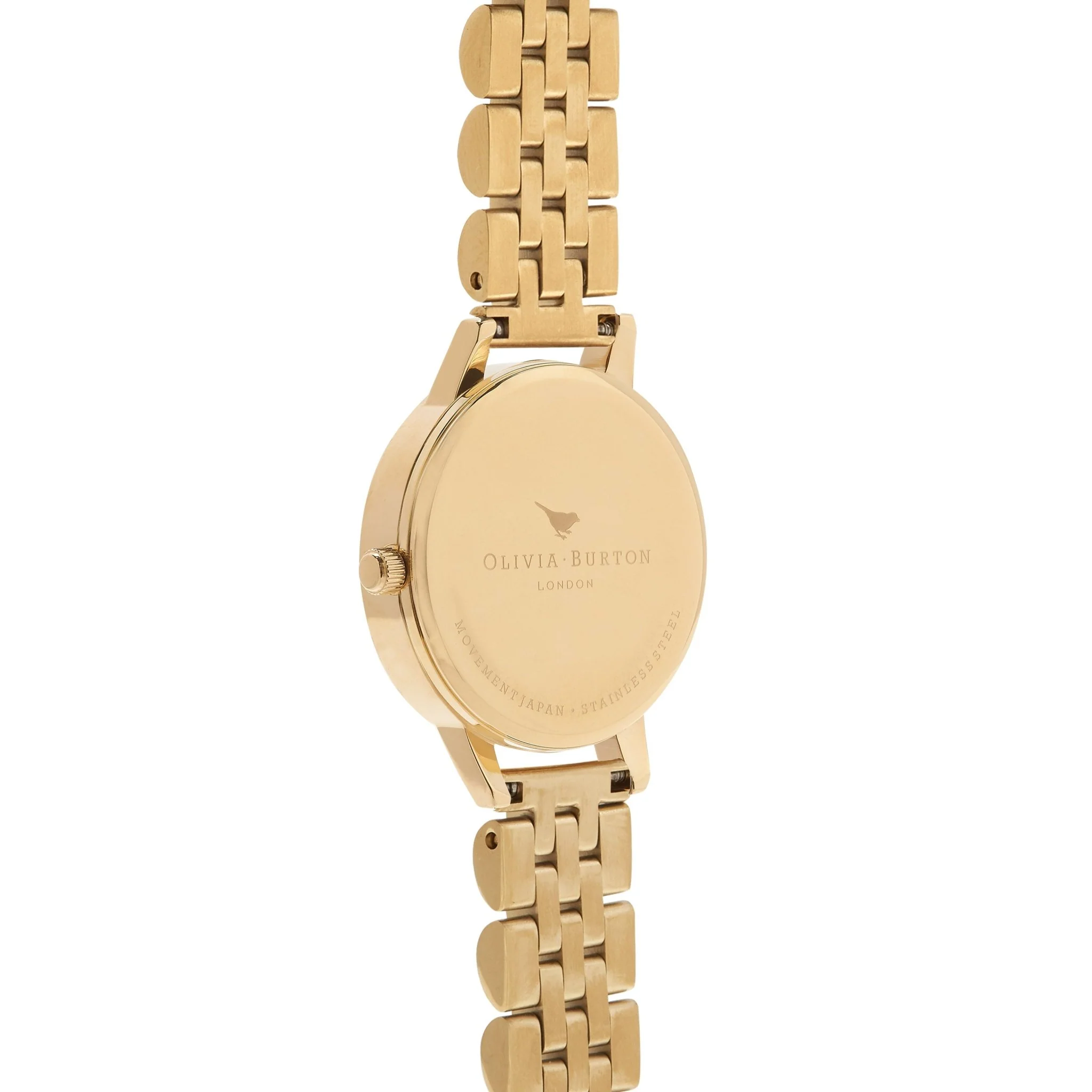 Olivia Burton Mother of Pearl Dial Gold Bracelet Watch - Image 3