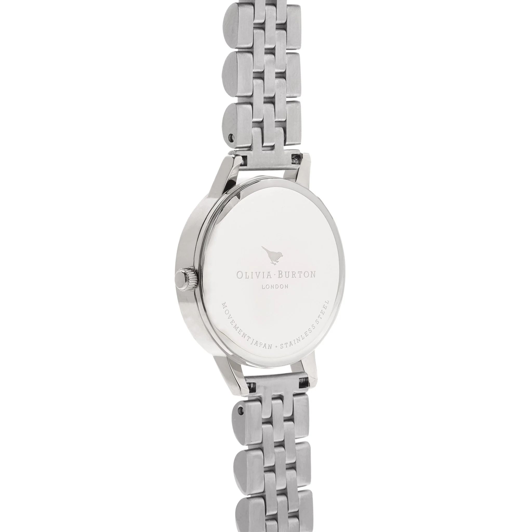 Olivia Burton Silver Mother of Pearl Dial Watch - Image 5