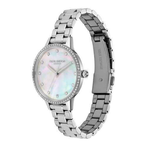 Olivia Burton Silver Captivate Stainless Steel Watch - Image 2