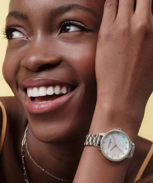 Olivia Burton Silver Captivate Stainless Steel Watch - Image 3