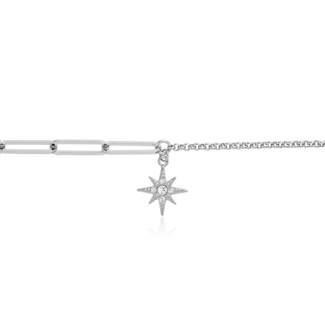 Olivia Burton Silver Celestial North Star Mismatch Bracelet - Image 3
