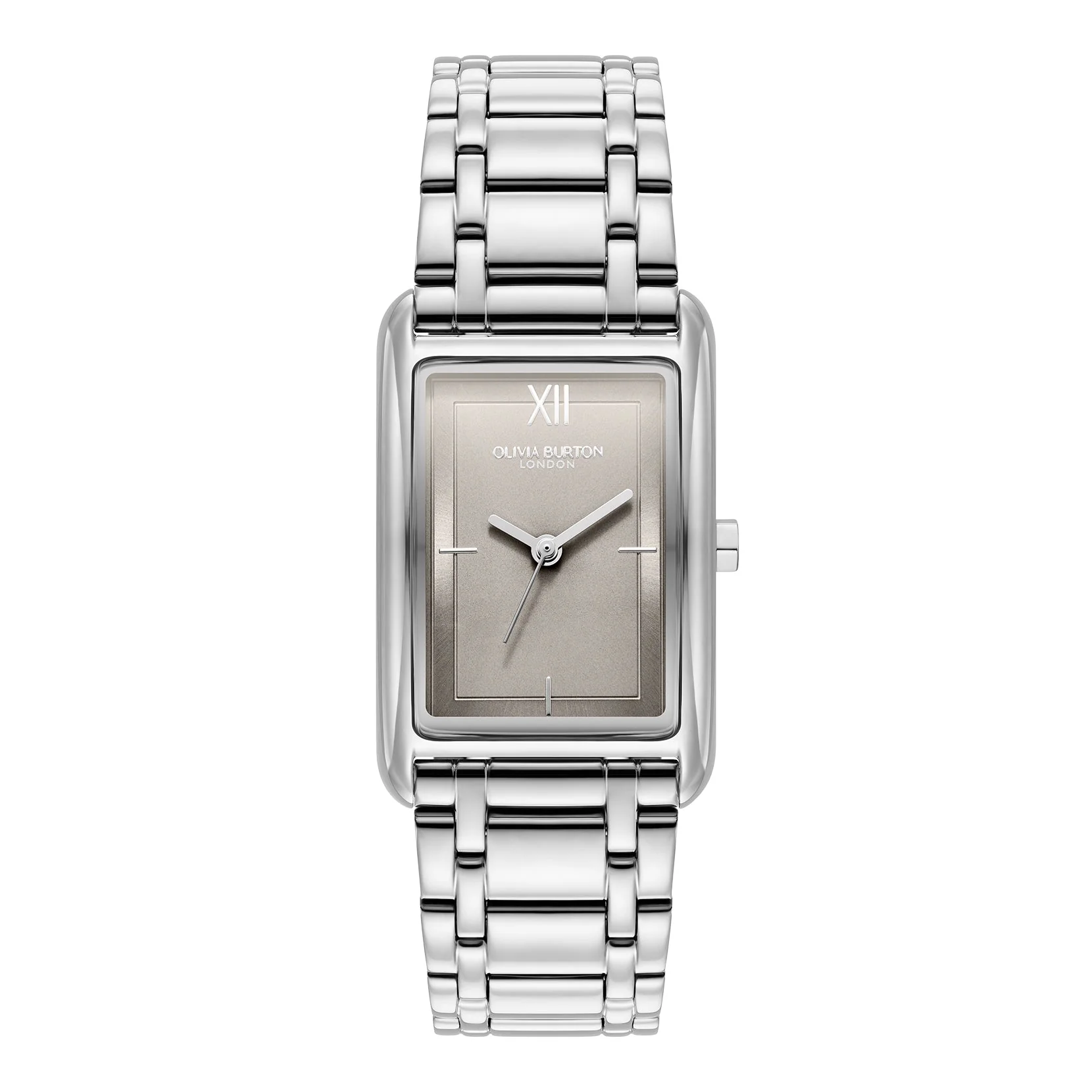 Olivia Burton Silver Grove White Dial Watch