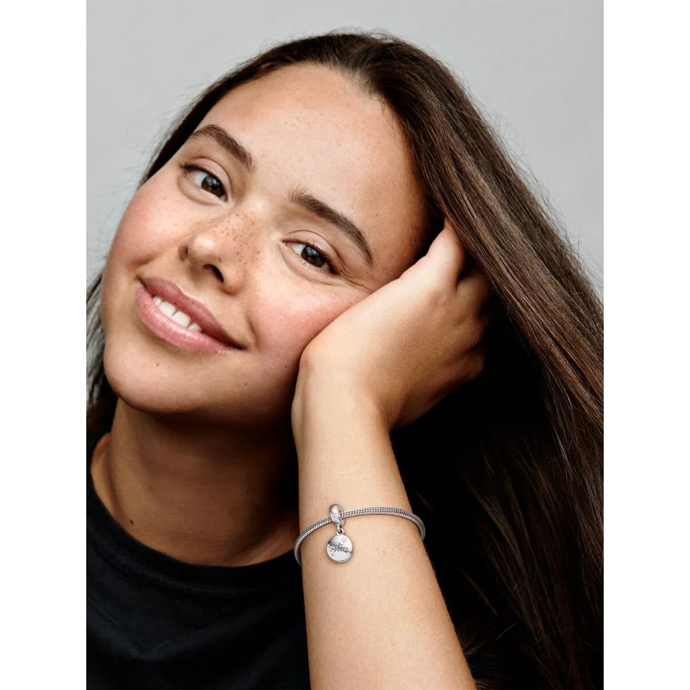 Pandora Silver Forever Sisters Dangle Charm - Image 3