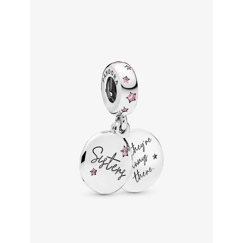 Pandora Silver Forever Sisters Dangle Charm - Image 4