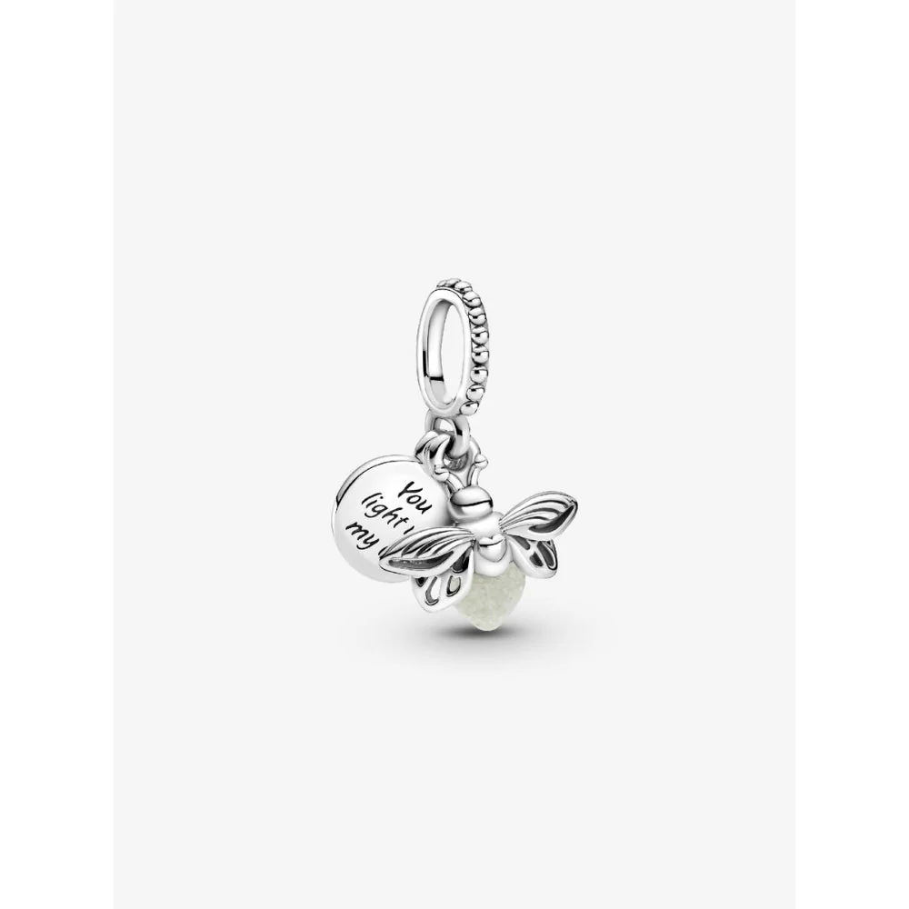 Pandora Silver Glow - In - The - Dark Firefly Dangle Charm